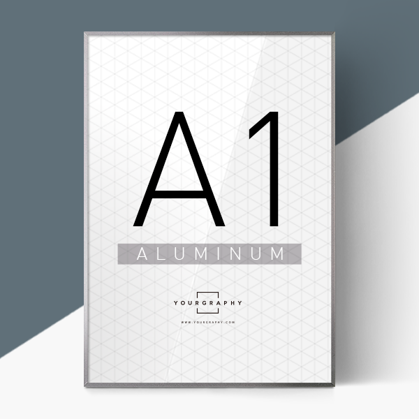 알루미늄 액자 플랫 그라파이트 A1